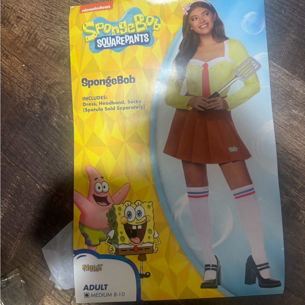 SpongeBob SquarePants Women's Costume - Yellow and Orange